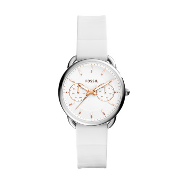 Watch strap Fossil ES4223 Silicone White 16mm